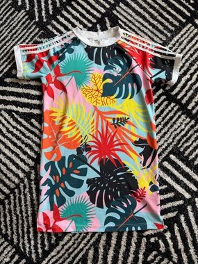 Adidas Women’s Palm Leaves Shirt Dress